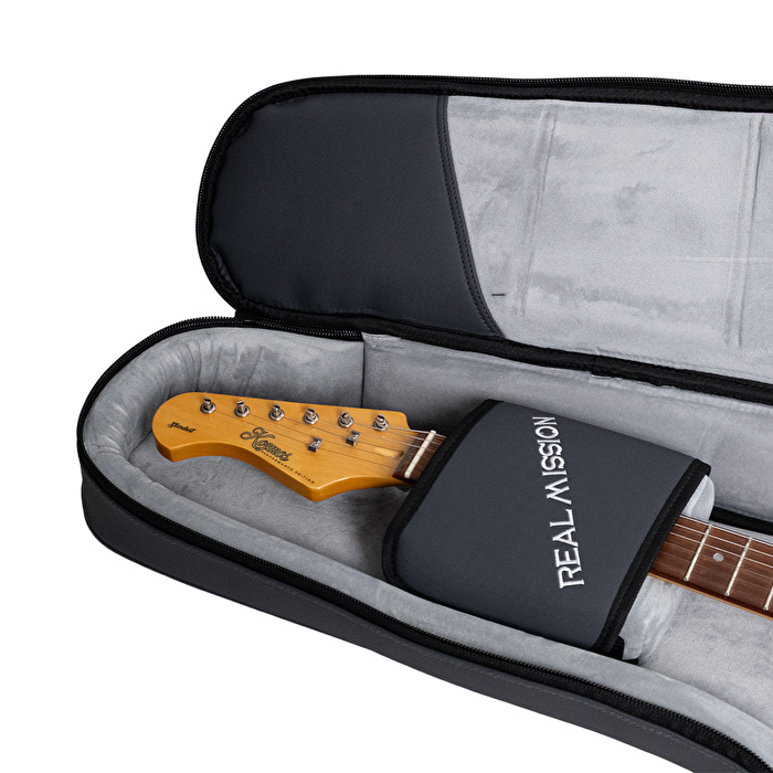Real Mission CoolVox-E-A Special Gray Elektro Gitar Taşıma Çantası